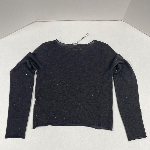 Massimo Dutti Velicine Black Lightweight Sweater - Size XS - NEW. - Picture 5 of 13